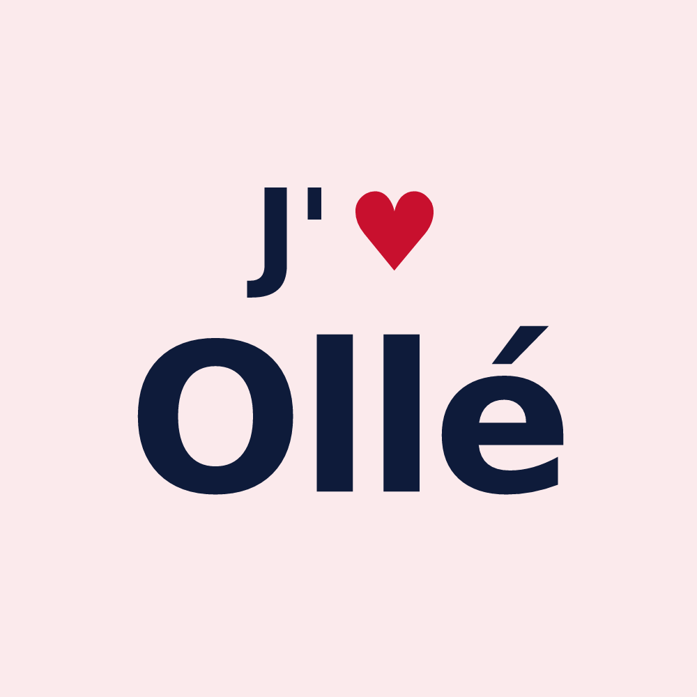 Magnet personnalisé Ollé — design J'aime Ollé