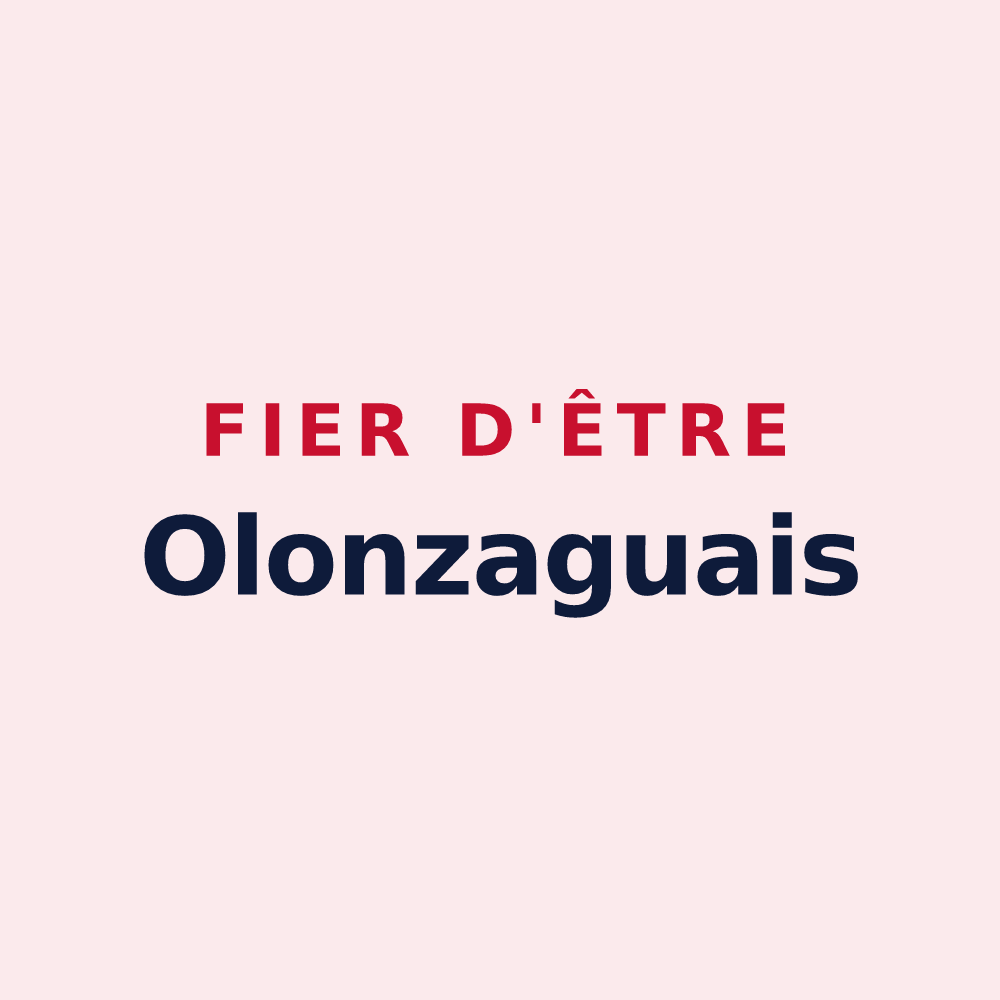 Magnet « Fier d'être Olonzaguais » — design pour Olonzac