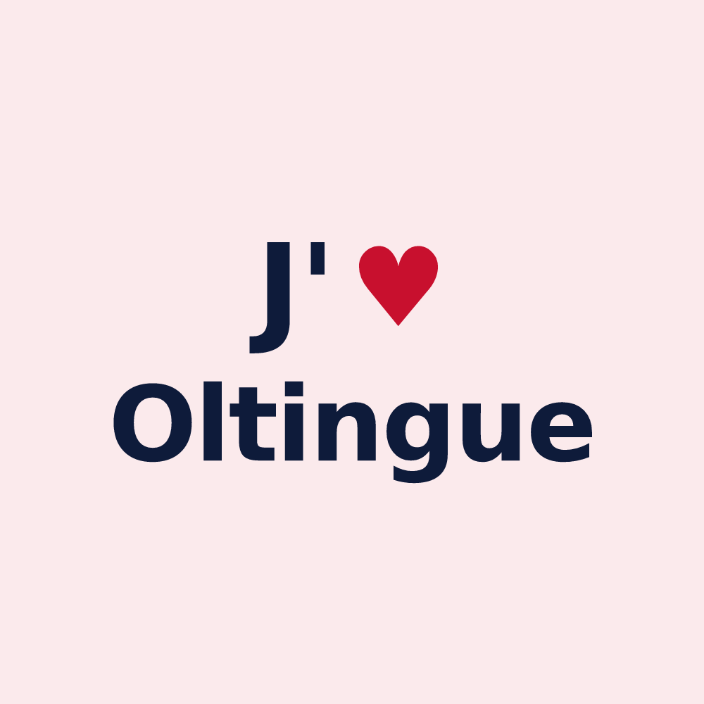Magnet personnalisé Oltingue — design J'aime Oltingue