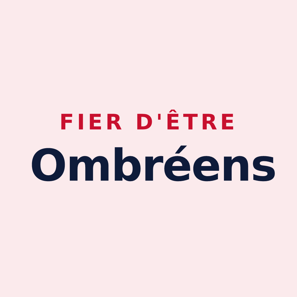 Magnet « Fier d'être Ombréens » — design pour Ombrée d'Anjou