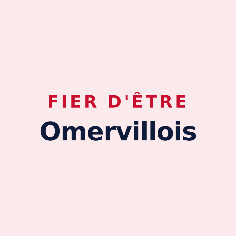 Magnet « Fier d'être Omervillois » — design pour Omerville