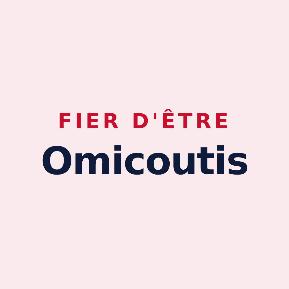 Magnet « Fier d'être Omicoutis » — design pour Omicourt
