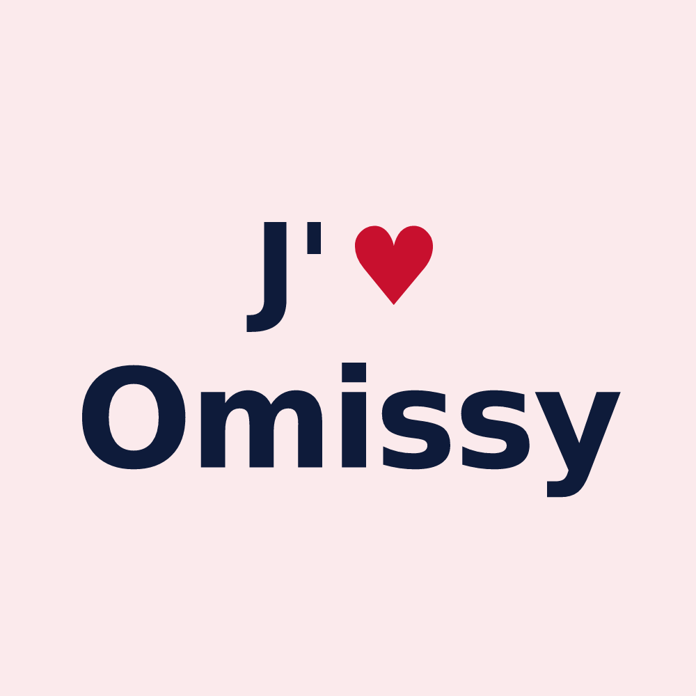 Magnet personnalisé Omissy — design J'aime Omissy