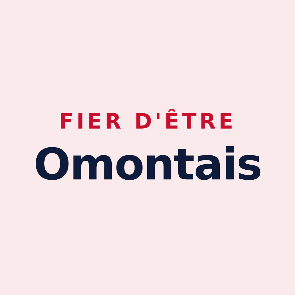 Magnet « Fier d'être Omontais » — design pour Omont