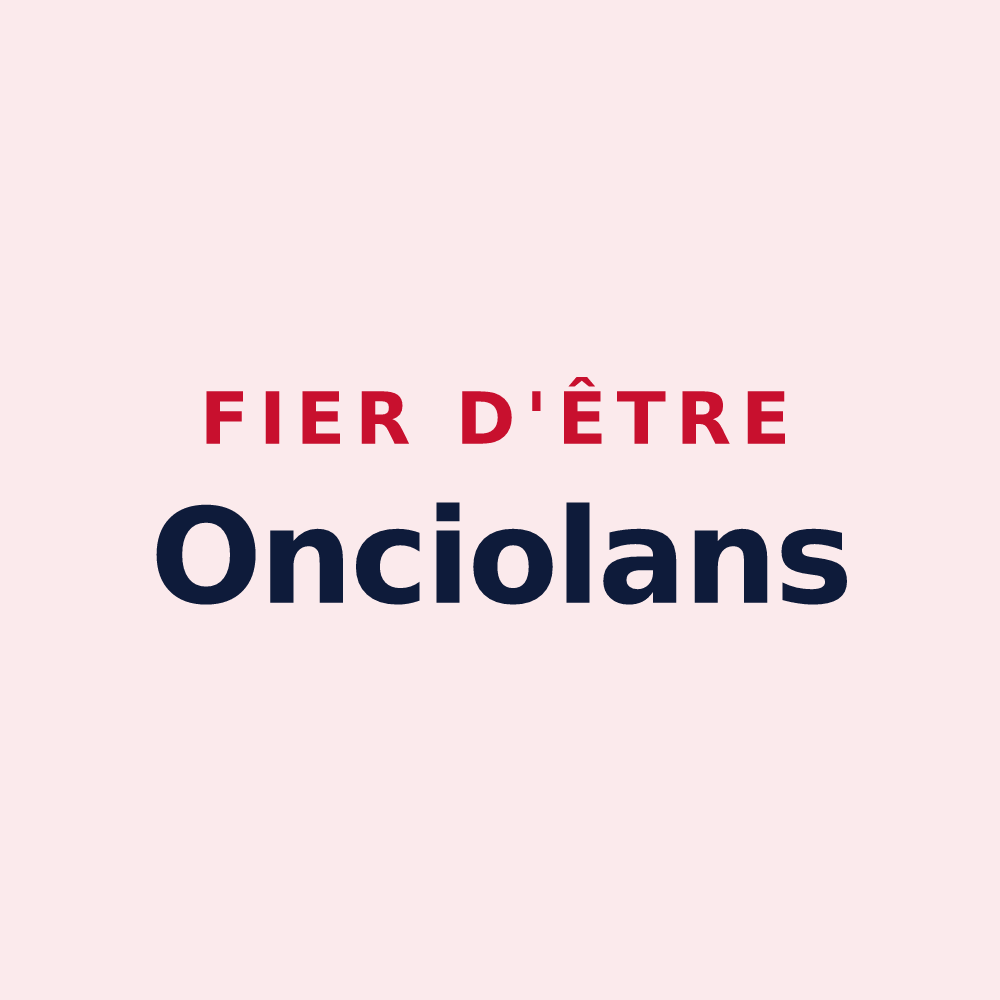 Magnet « Fier d'être Onciolans » — design pour Oncieu