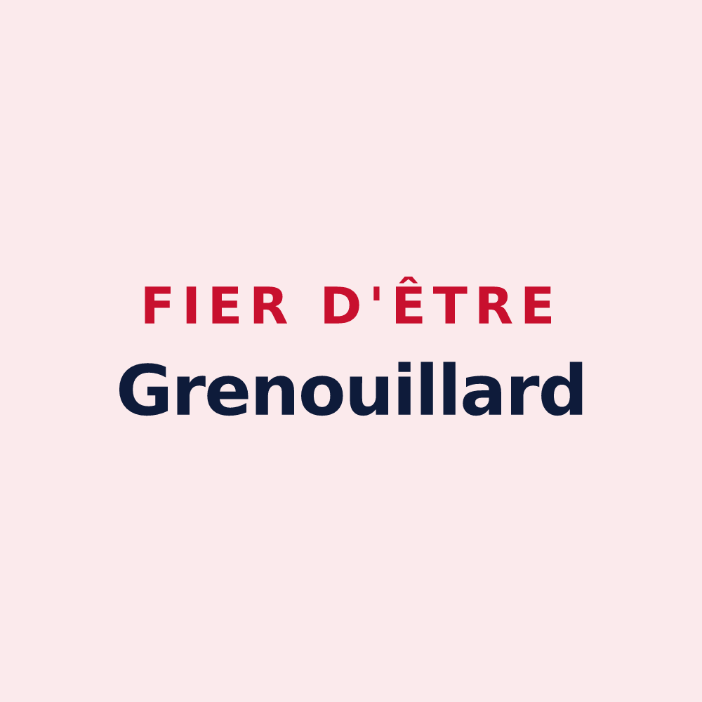 Magnet « Fier d'être Grenouillard » — design pour Ondreville-sur-Essonne