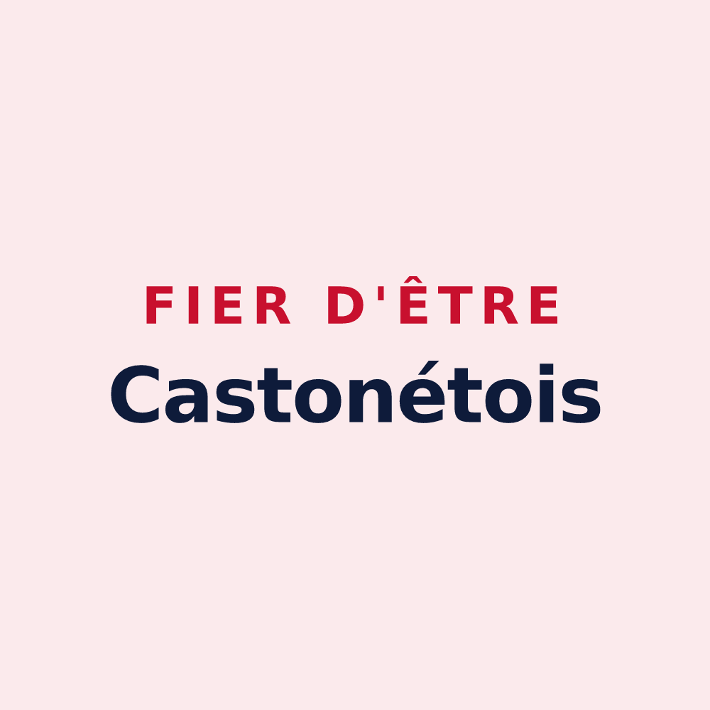 Magnet « Fier d'être Castonétois » — design pour Onet-le-Château