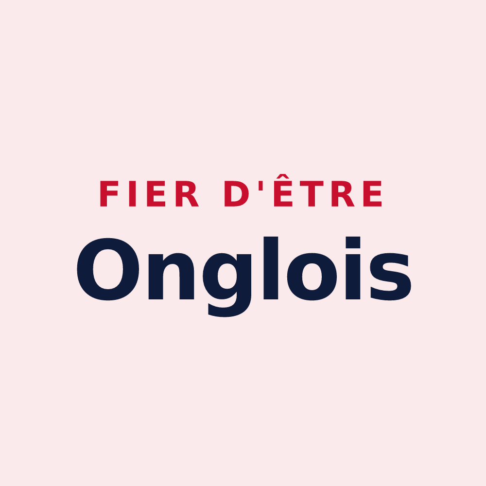 Magnet « Fier d'être Onglois » — design pour Ongles