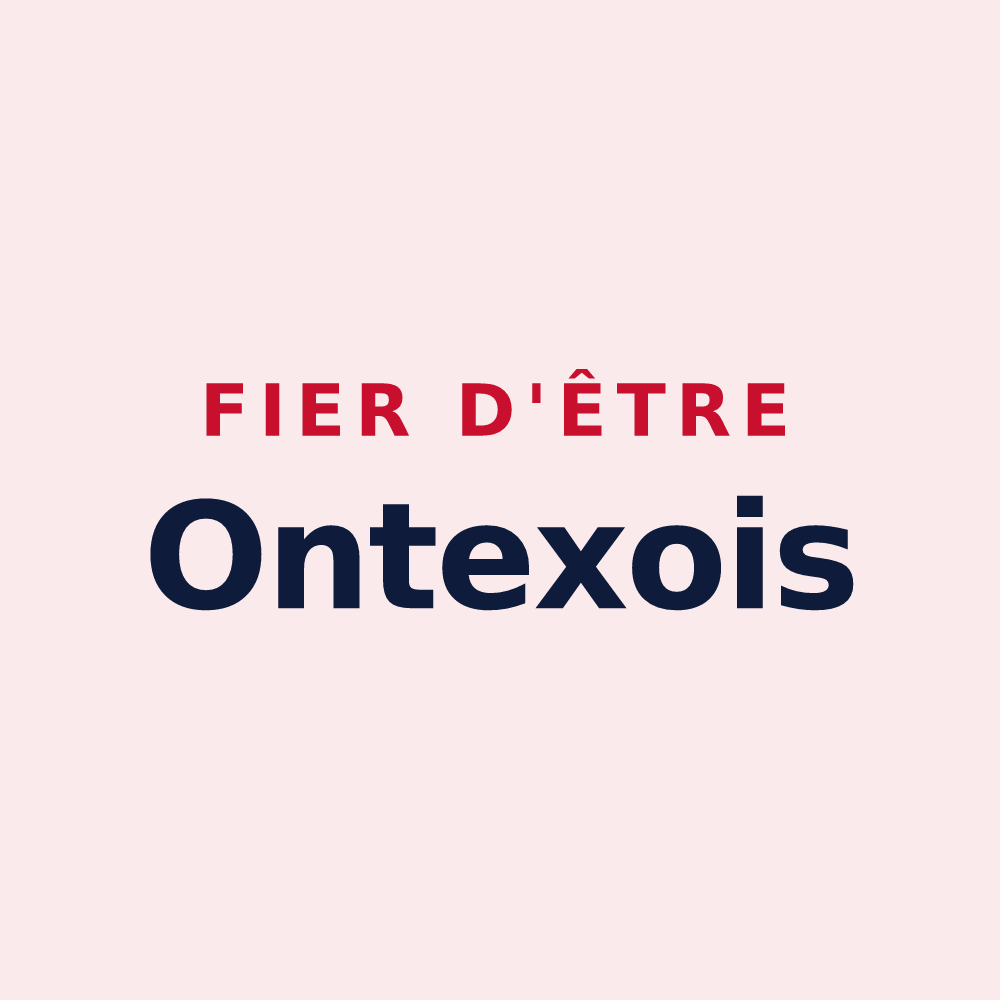 Magnet « Fier d'être Ontexois » — design pour Ontex