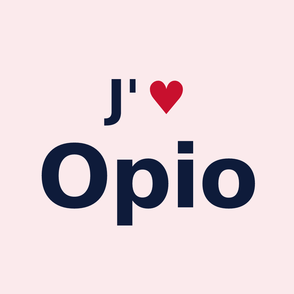 Magnet personnalisé Opio — design J'aime Opio