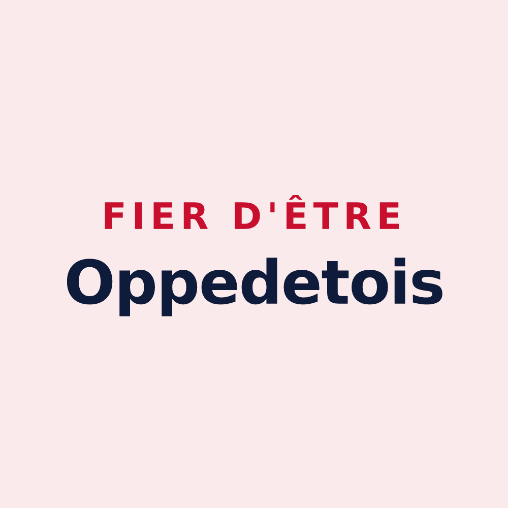 Magnet « Fier d'être Oppedetois » — design pour Oppedette