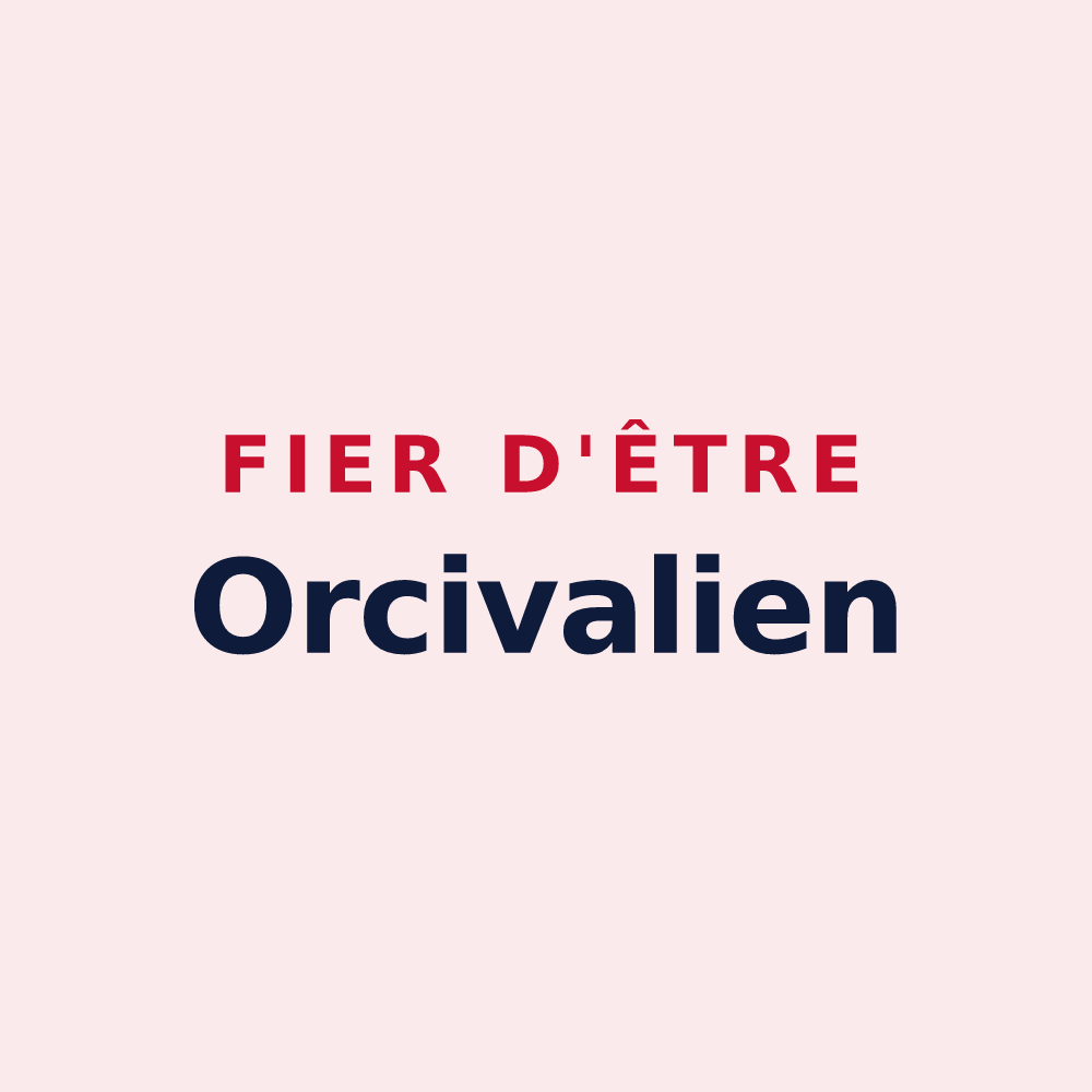 Magnet « Fier d'être Orcivalien » — design pour Orcevaux
