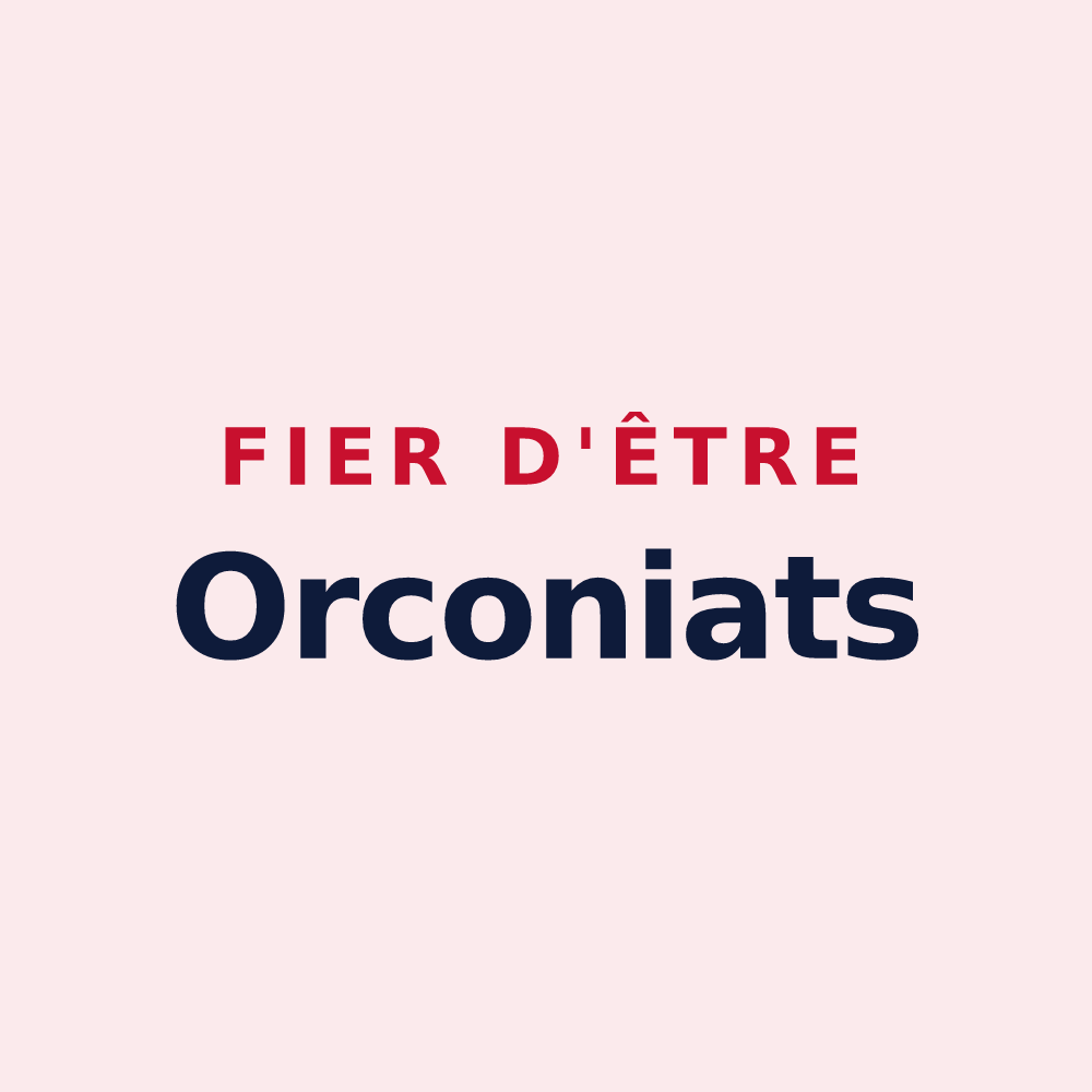 Magnet « Fier d'être Orconiats » — design pour Orconte