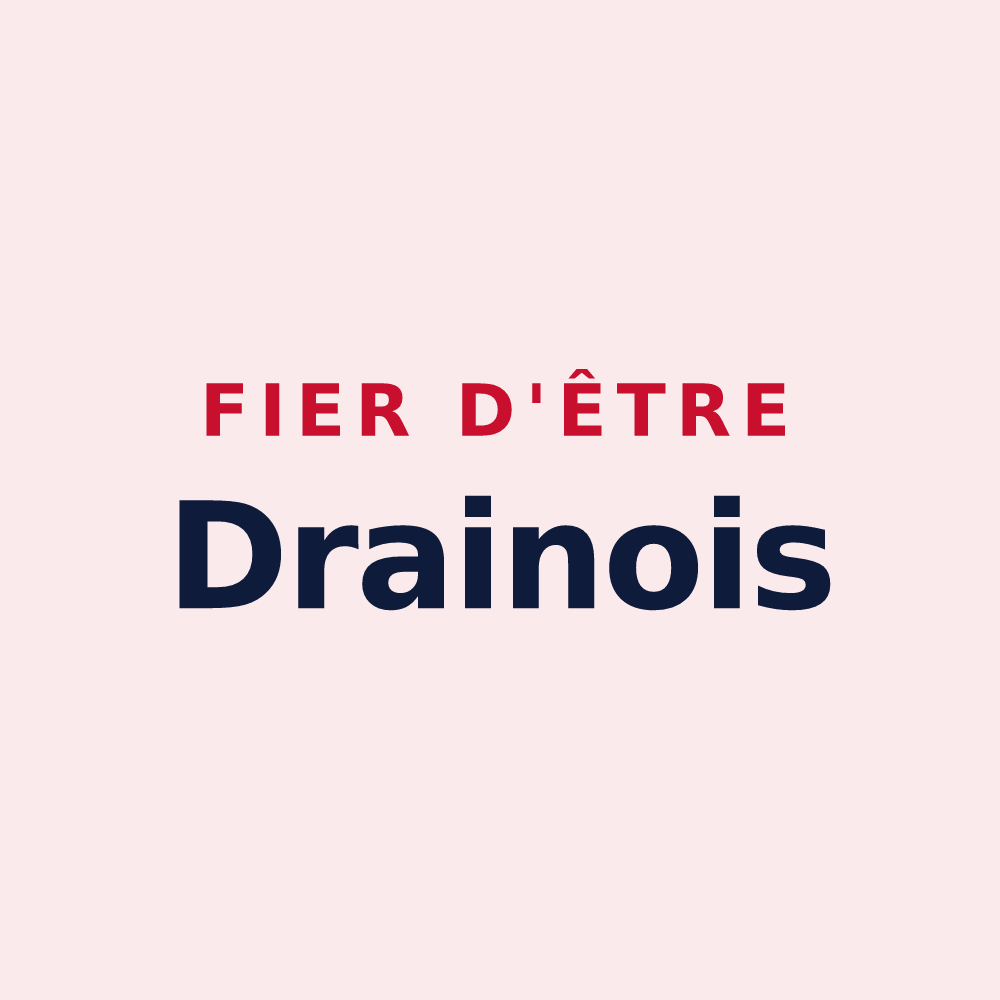 Magnet « Fier d'être Drainois » — design pour Orée d'Anjou