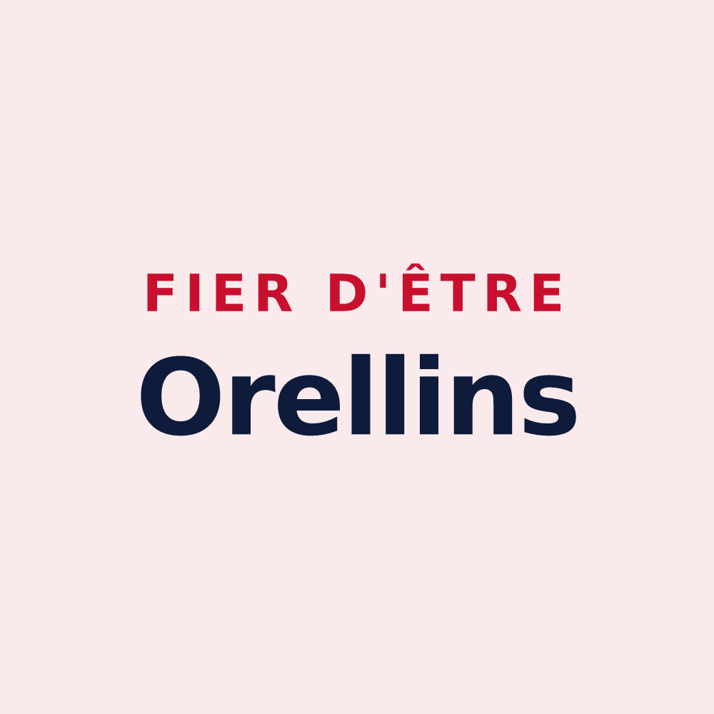 Magnet « Fier d'être Orellins » — design pour Orelle