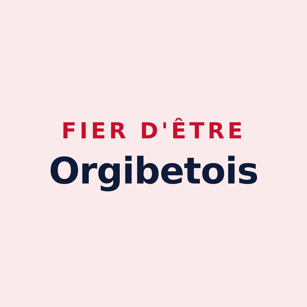 Magnet « Fier d'être Orgibetois » — design pour Orgibet