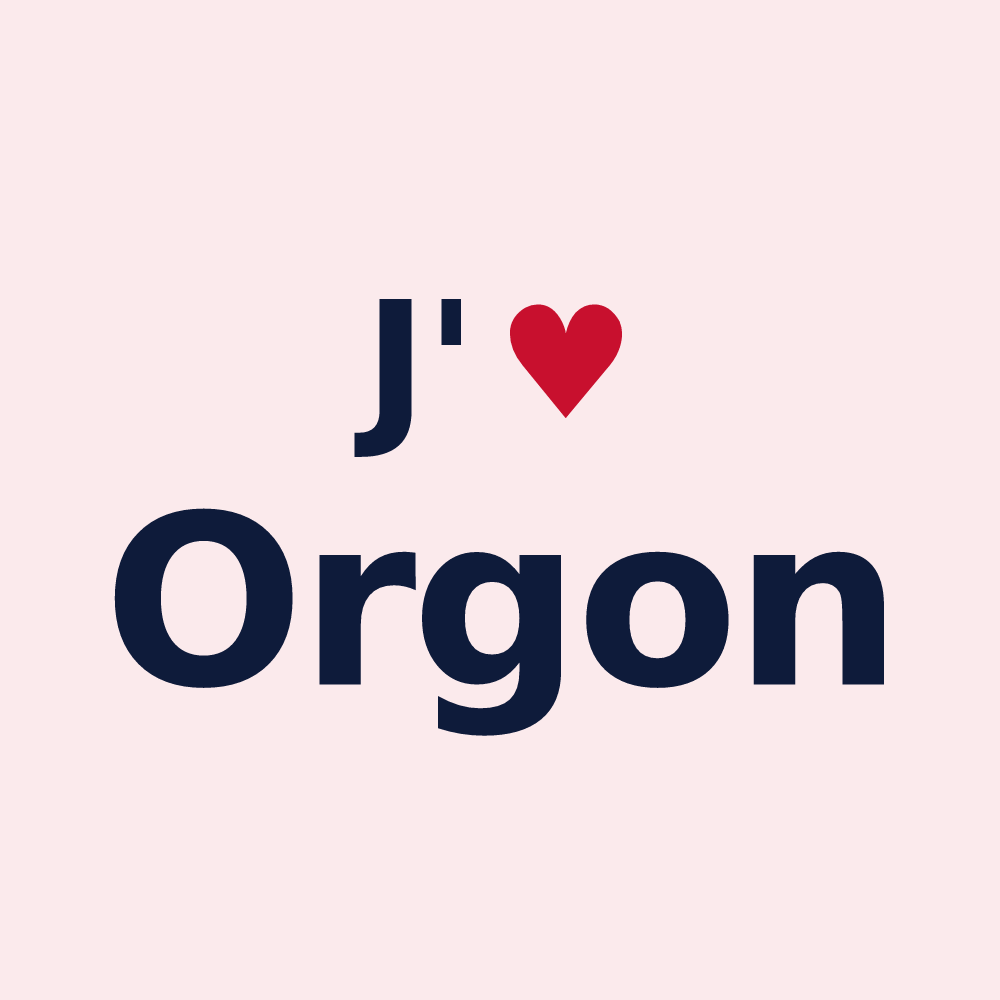 Magnet personnalisé Orgon — design J'aime Orgon