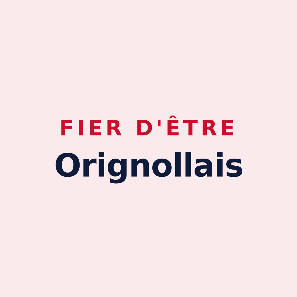 Magnet « Fier d'être Orignollais » — design pour Orignolles