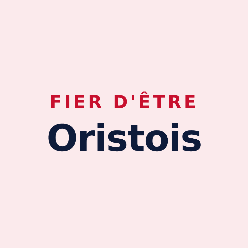 Magnet « Fier d'être Oristois » — design pour Orist