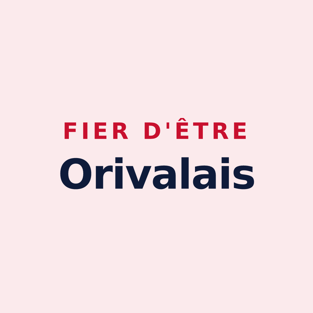 Magnet « Fier d'être Orivalais » — design pour Orival