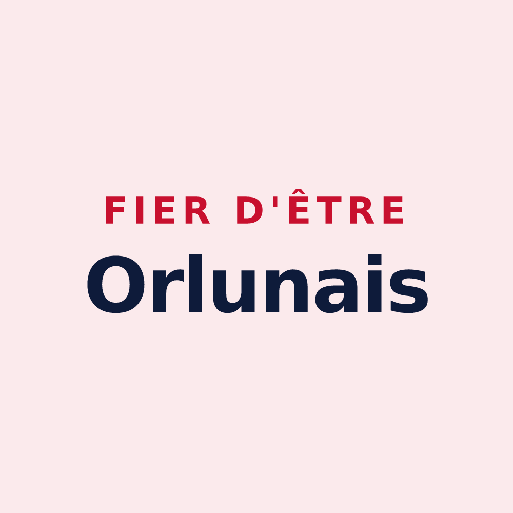 Magnet « Fier d'être Orlunais » — design pour Orlu