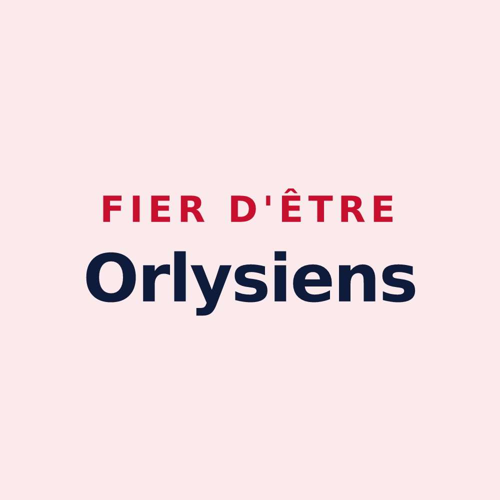 Magnet « Fier d'être Orlysiens » — design pour Orly-sur-Morin