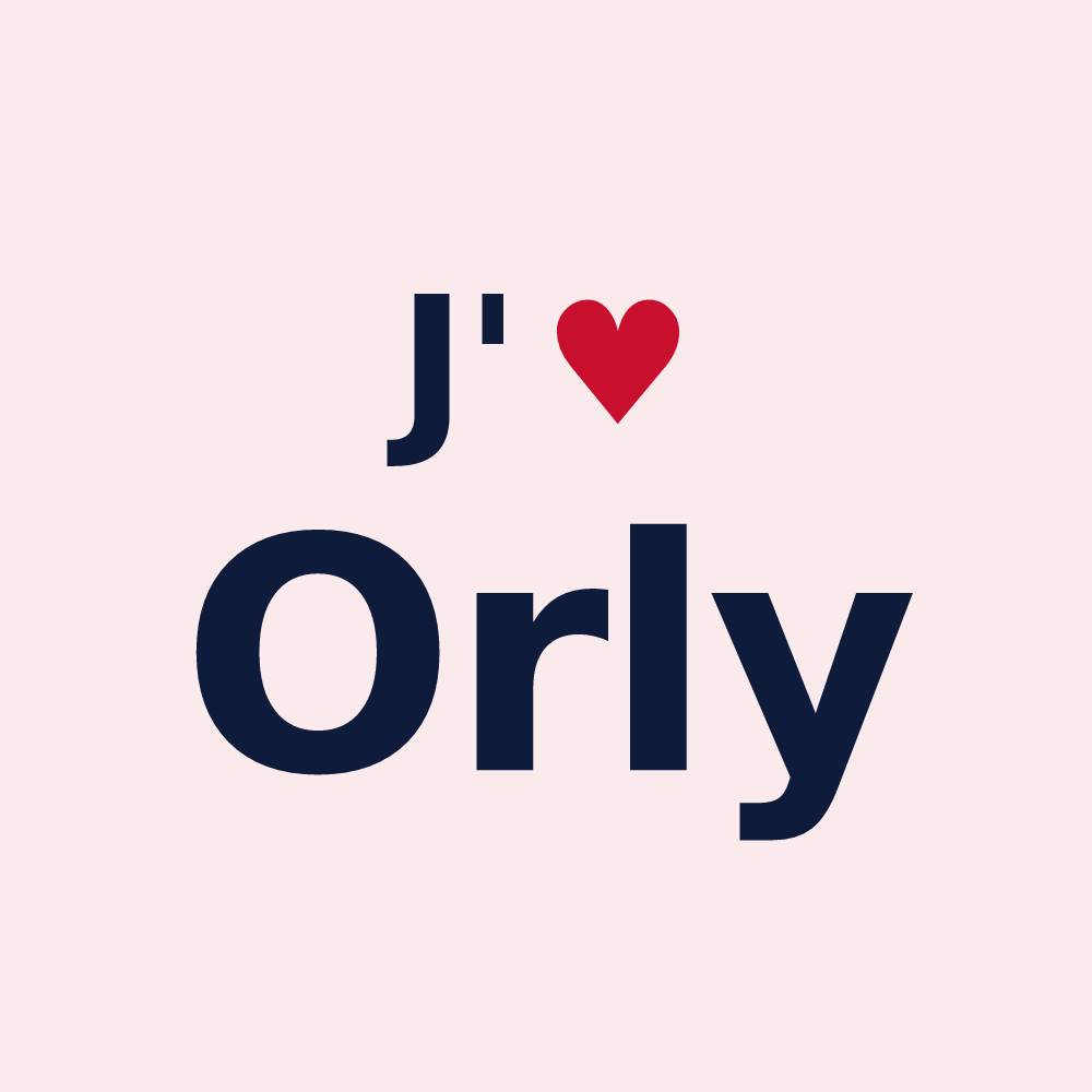 Magnet personnalisé Orly — design J'aime Orly