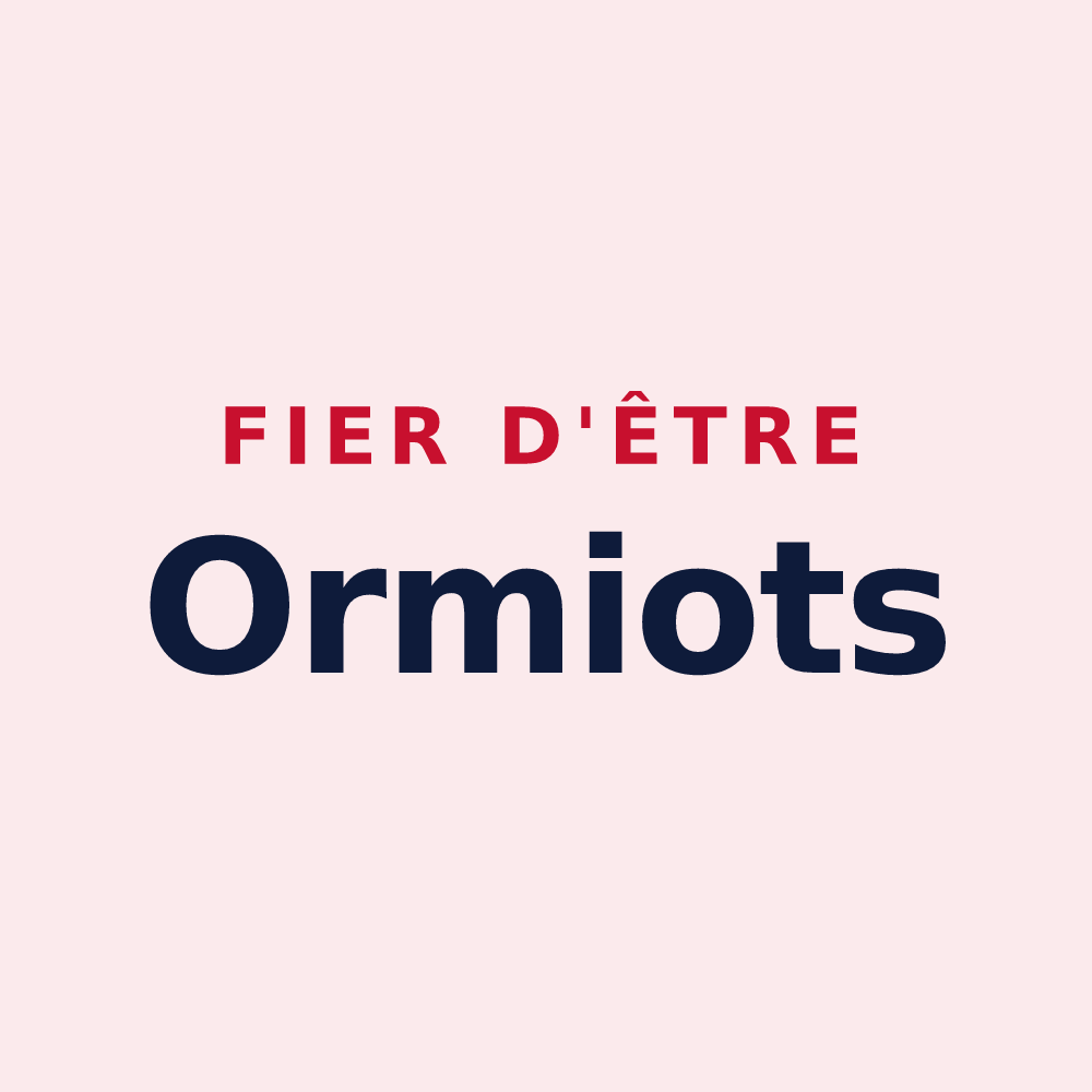 Magnet « Fier d'être Ormiots » — design pour Ormes