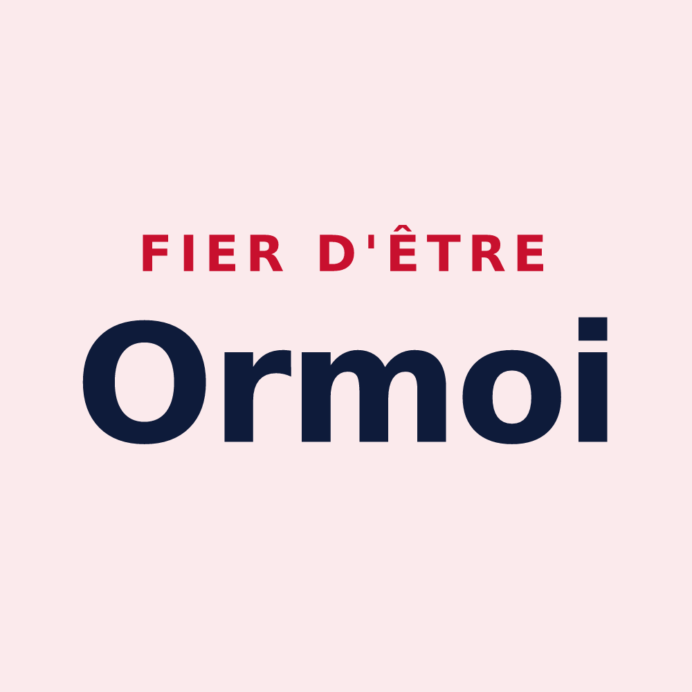 Magnet « Fier d'être Ormoi » — design pour Ormes