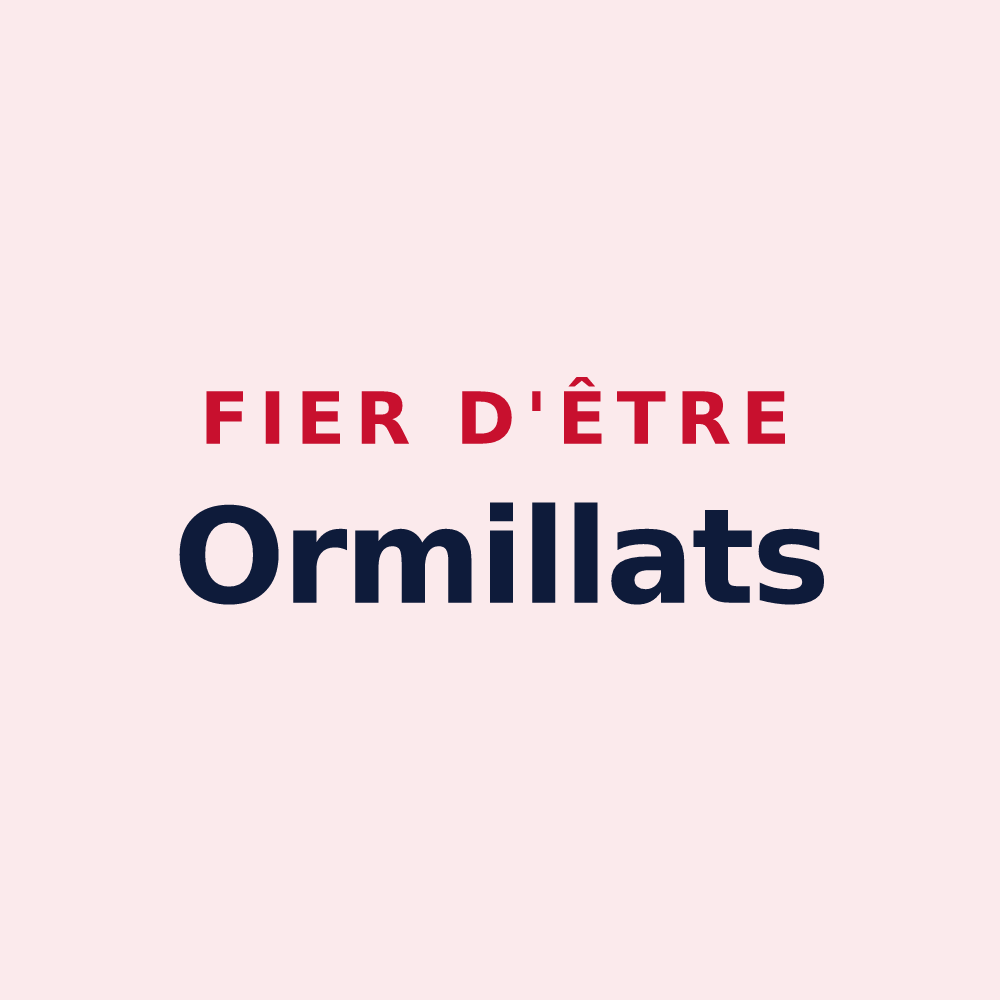 Magnet « Fier d'être Ormillats » — design pour Ormes