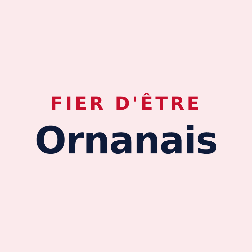 Magnet « Fier d'être Ornanais » — design pour Ornans