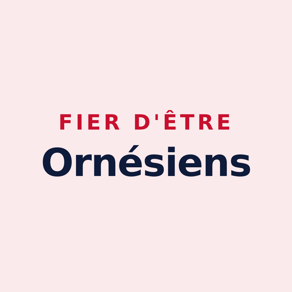 Magnet « Fier d'être Ornésiens » — design pour Ornex
