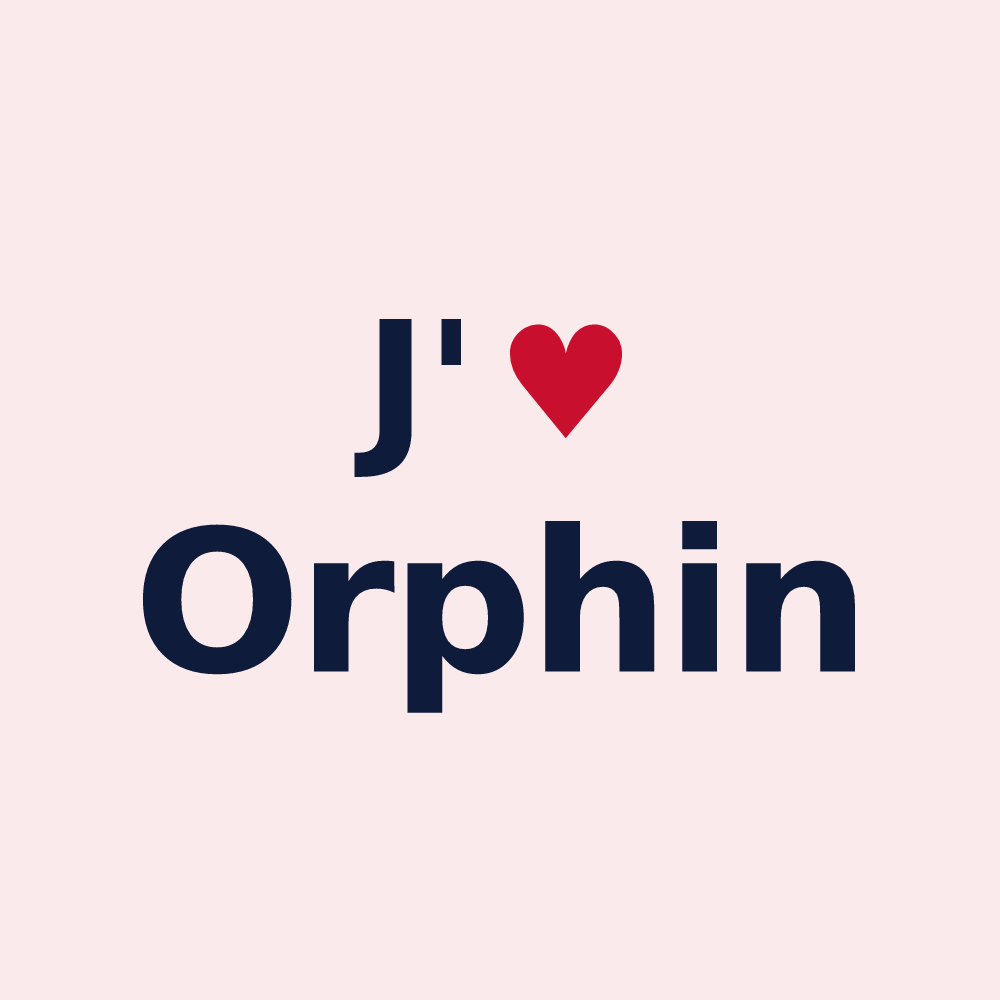 Magnet personnalisé Orphin — design J'aime Orphin