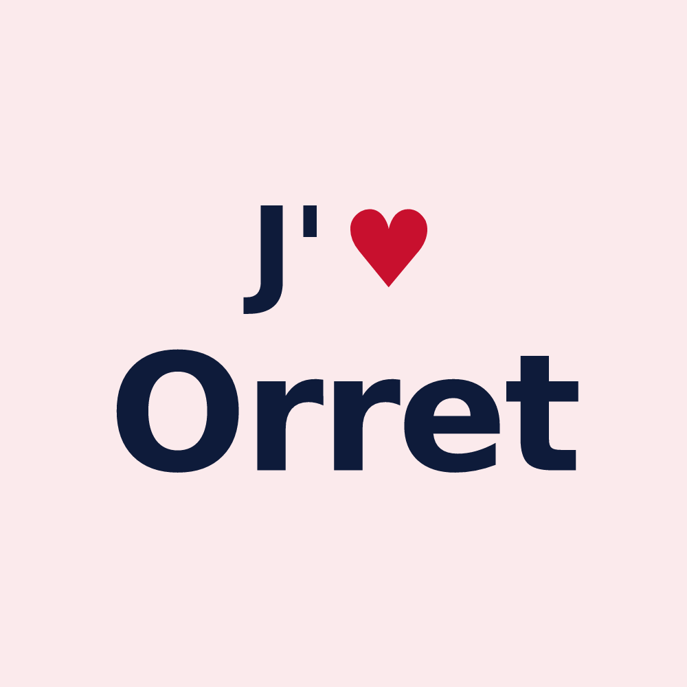 Magnet personnalisé Orret — design J'aime Orret