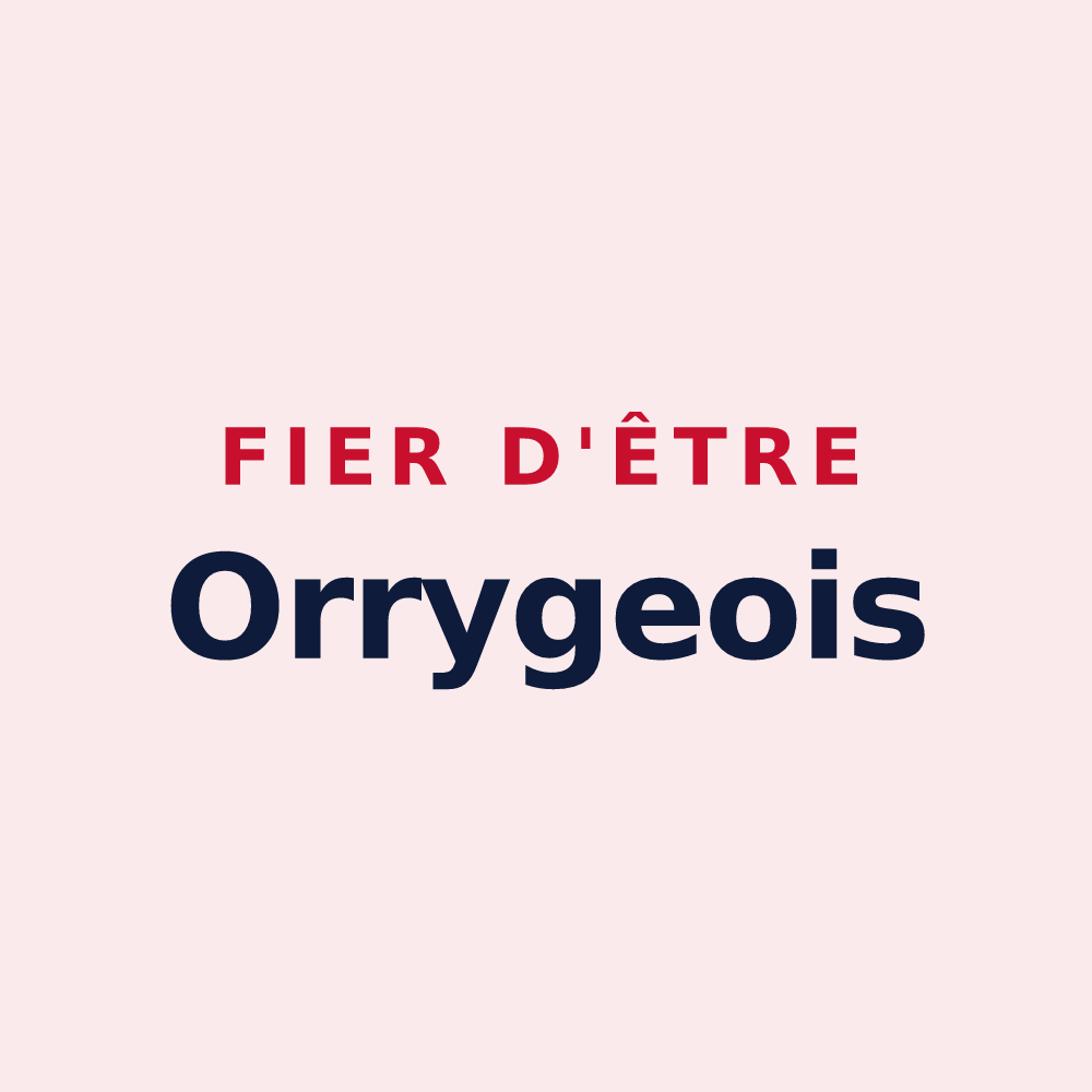Magnet « Fier d'être Orrygeois » — design pour Orry-la-Ville