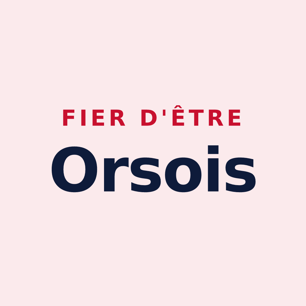 Magnet « Fier d'être Orsois » — design pour Ors