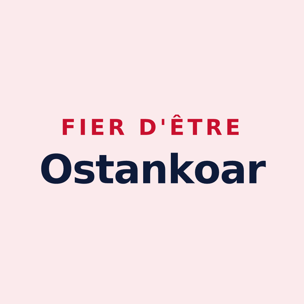 Magnet « Fier d'être Ostankoar » — design pour Orsanco