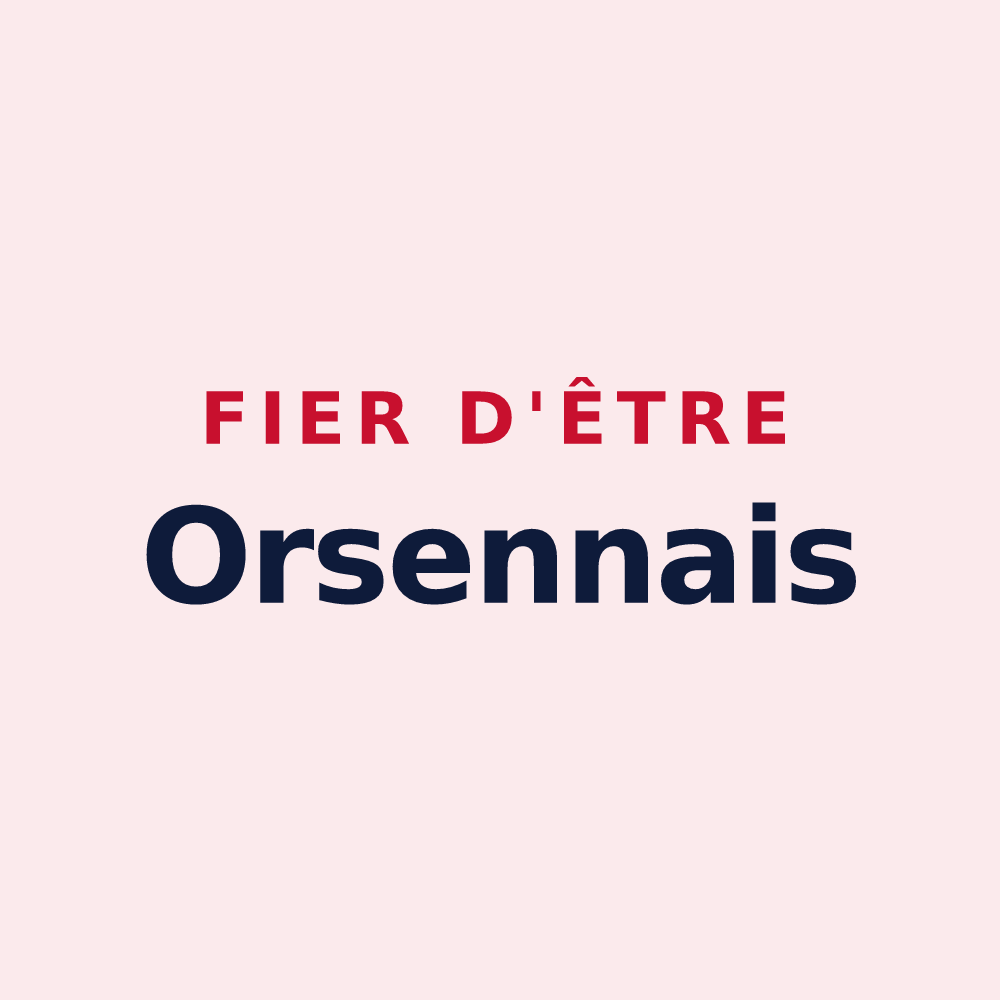 Magnet « Fier d'être Orsennais » — design pour Orsennes