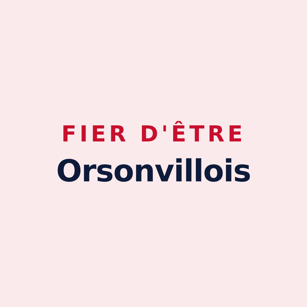Magnet « Fier d'être Orsonvillois » — design pour Orsonville