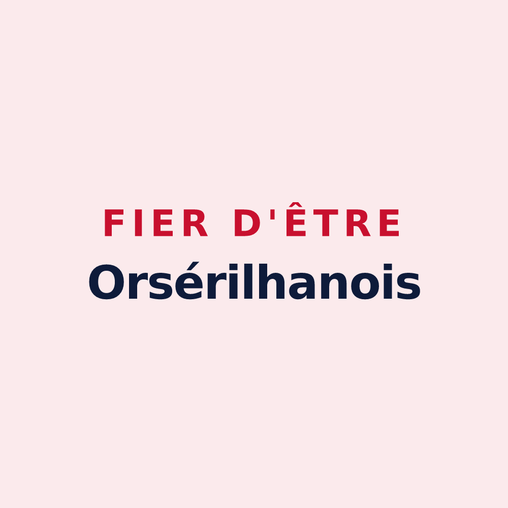 Magnet « Fier d'être Orsérilhanois » — design pour Orthoux-Sérignac-Quilhan