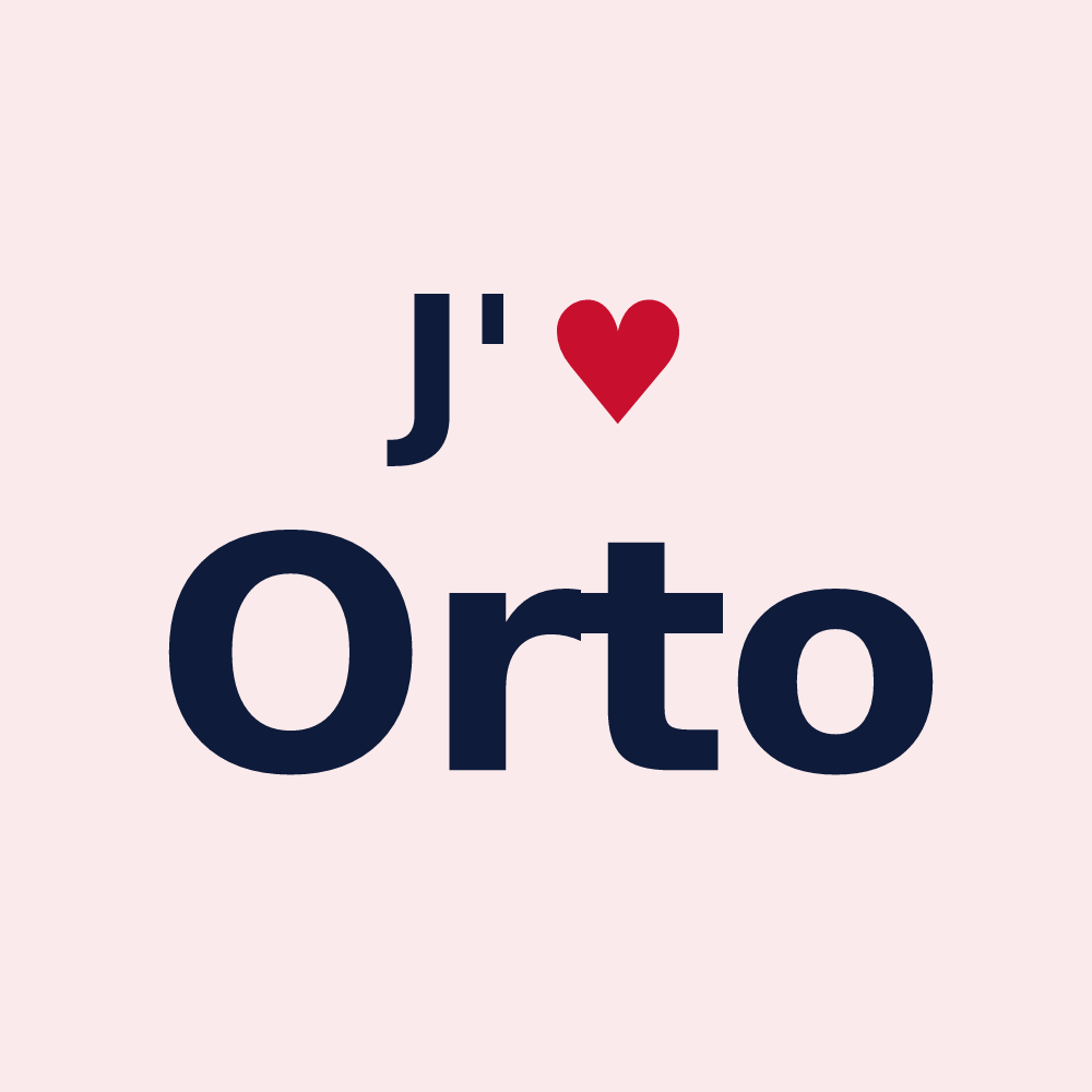 Magnet personnalisé Orto — design J'aime Orto