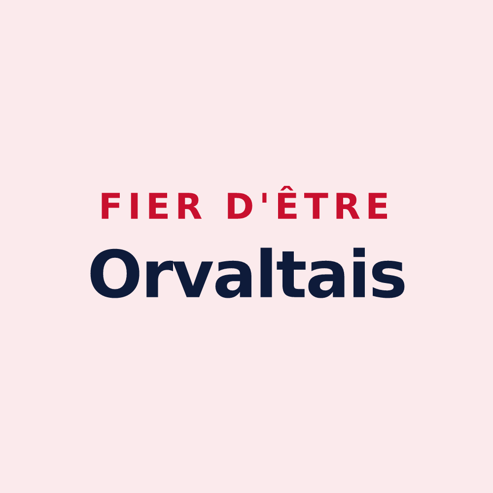 Magnet « Fier d'être Orvaltais » — design pour Orvault