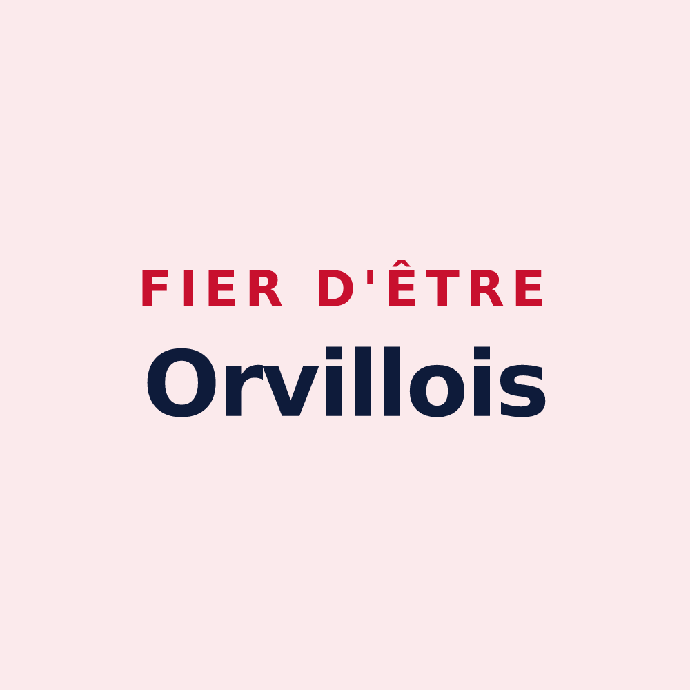Magnet « Fier d'être Orvillois » — design pour Orville