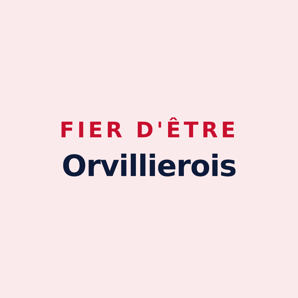 Magnet « Fier d'être Orvillierois » — design pour Orvilliers