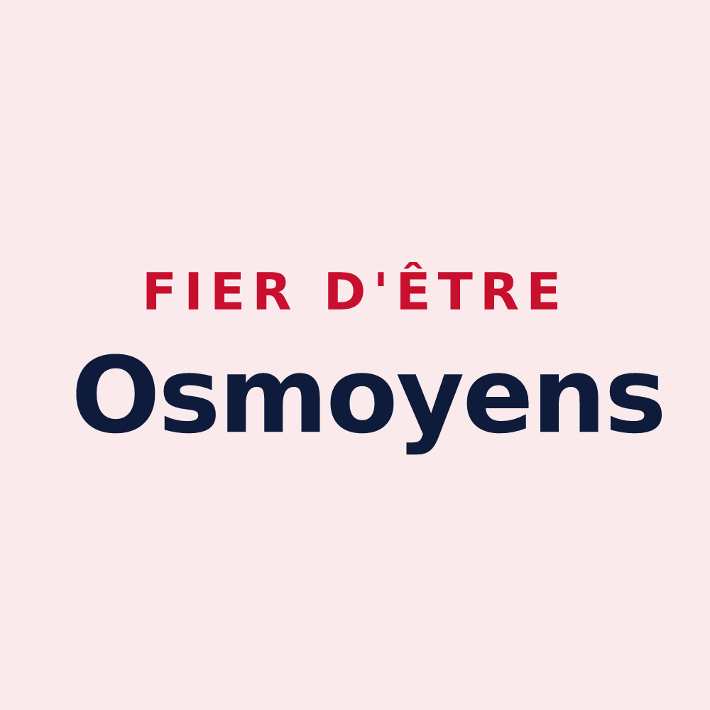Magnet « Fier d'être Osmoyens » — design pour Osmoy