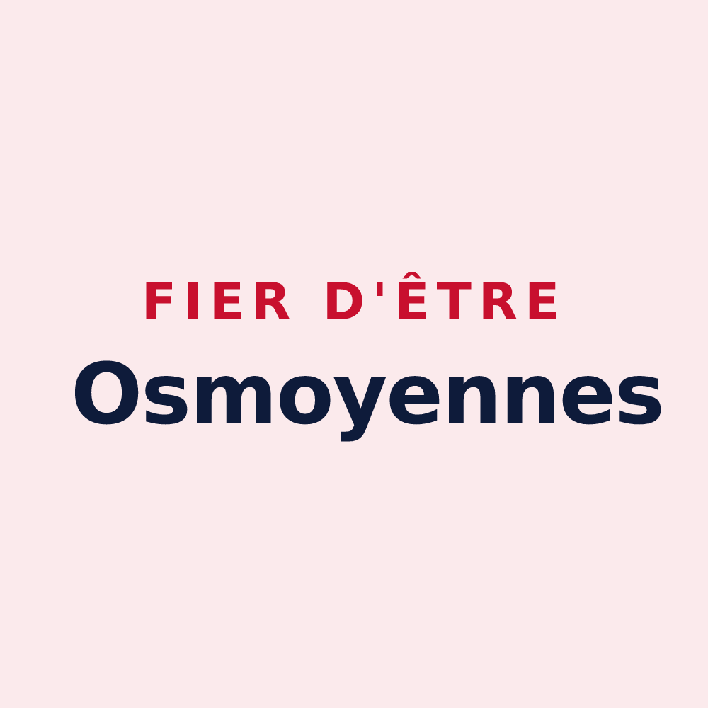 Magnet « Fier d'être Osmoyennes » — design pour Osmoy