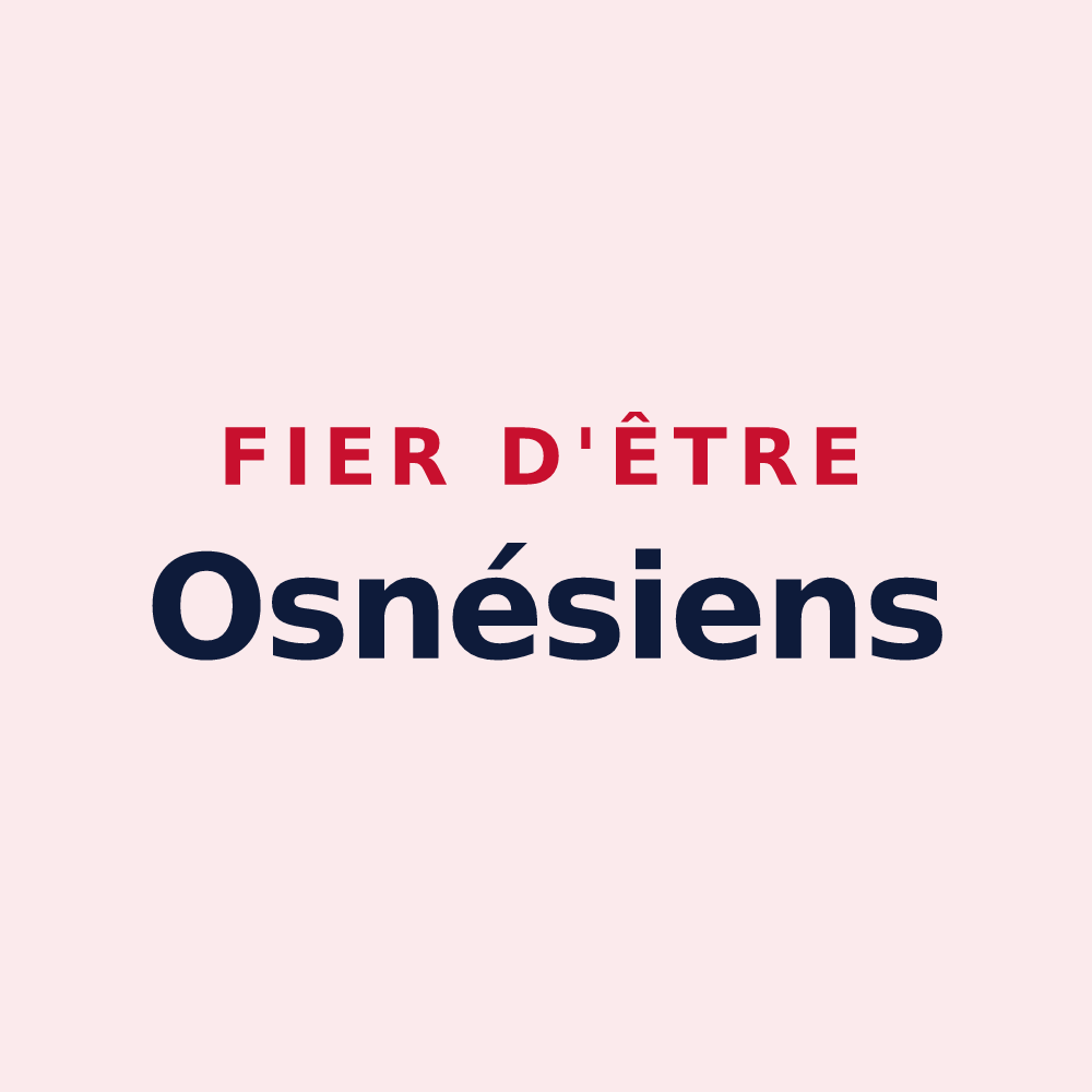 Magnet « Fier d'être Osnésiens » — design pour Osnes