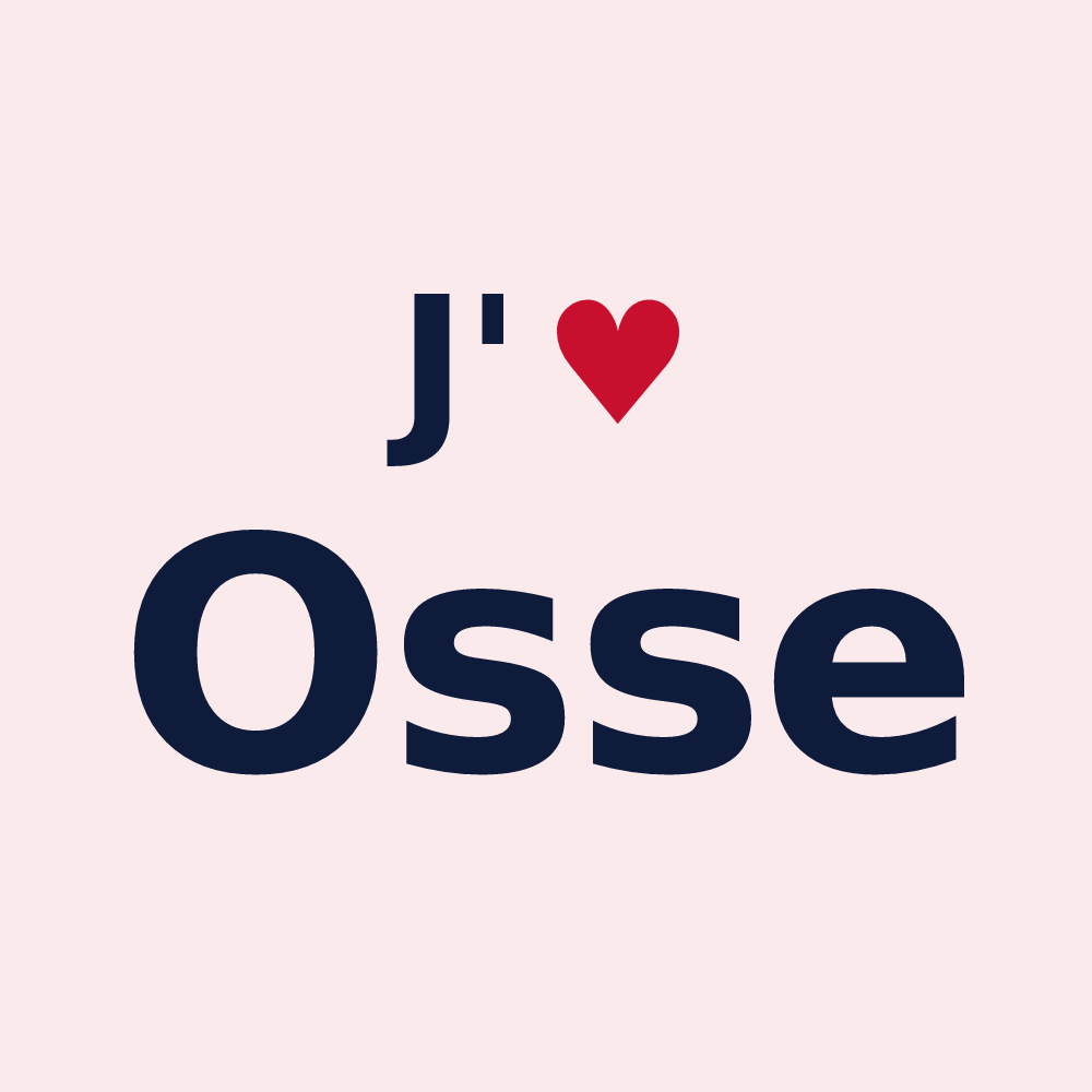 Magnet personnalisé Osse — design J'aime Osse