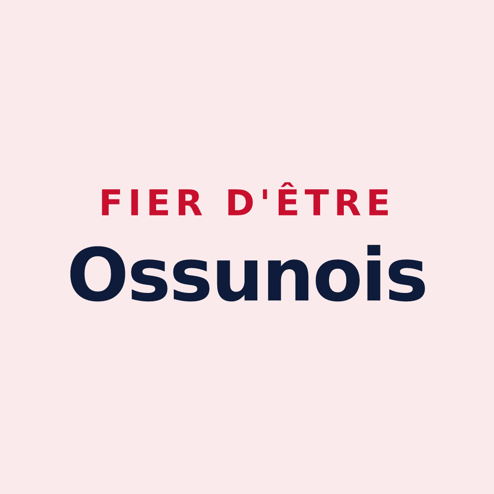 Magnet « Fier d'être Ossunois » — design pour Ossun-ez-Angles