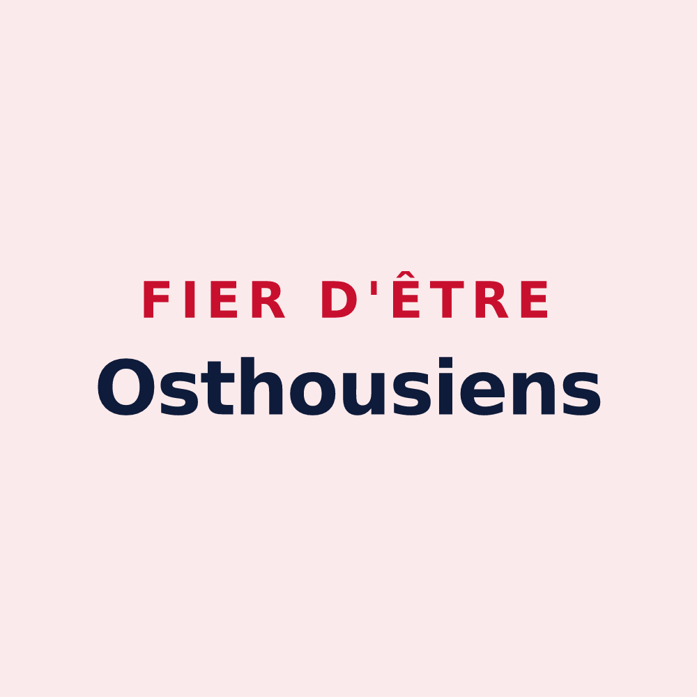 Magnet « Fier d'être Osthousiens » — design pour Osthouse